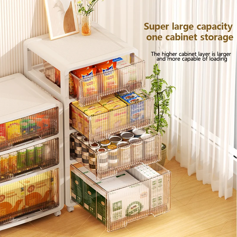 Household Multi Layer Chest Of Drawers Plastic Baby Storage Drawer Clothes Cabinet