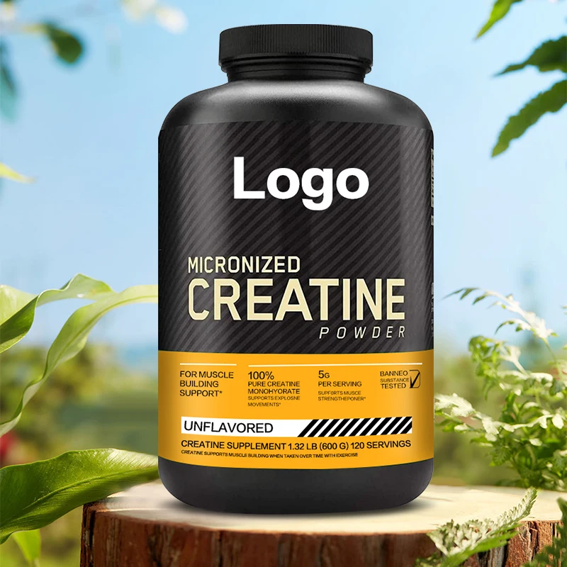 Large Supply Wholesale Price Creatine Raw Supplements for Bodybuilding Powder Creatine Monohydrate Immunity Booster Adult 120