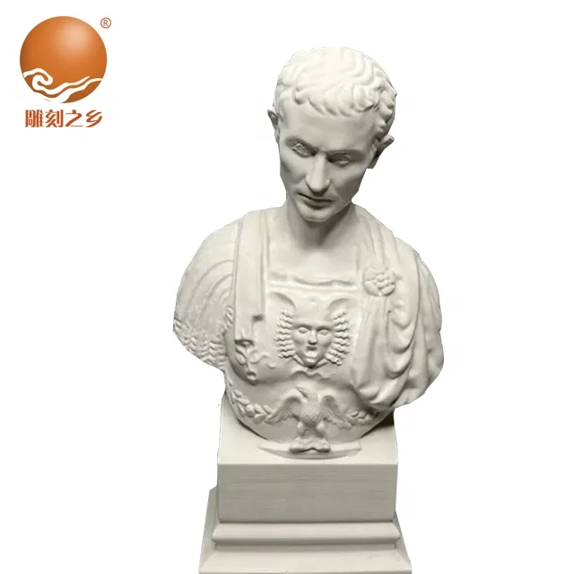 Famous Julius Caesar statue Hand carved bust of caesar Outdoor Statues for sale