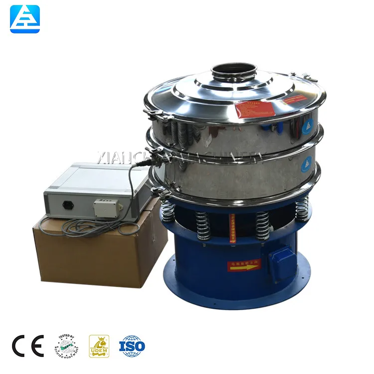 High frequency circular rotating chemical powder ultrasonic vibrating screen sieve