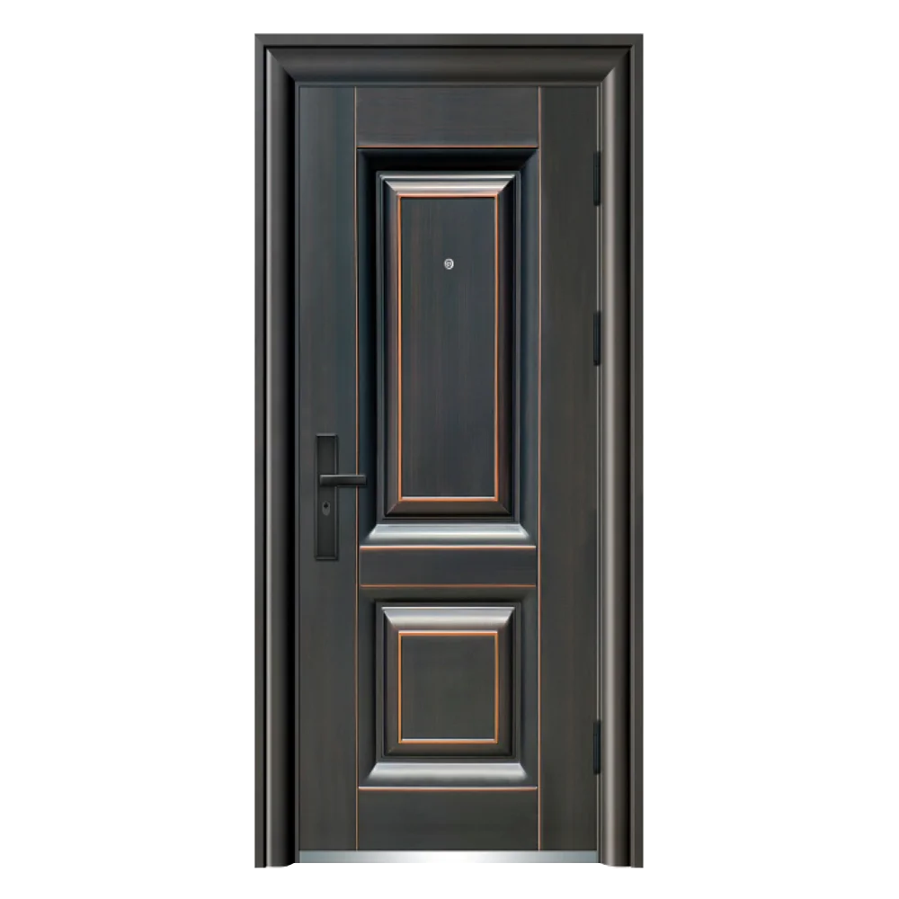 Turkey Hot Sale Multiple Styles Economic Cheap Price Security Entry Steel Doors Apartment with Smart