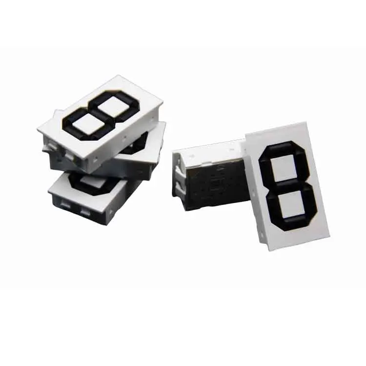 Ultra high brightness white 1-digit common cathode LED seven segment LED panel module display screen