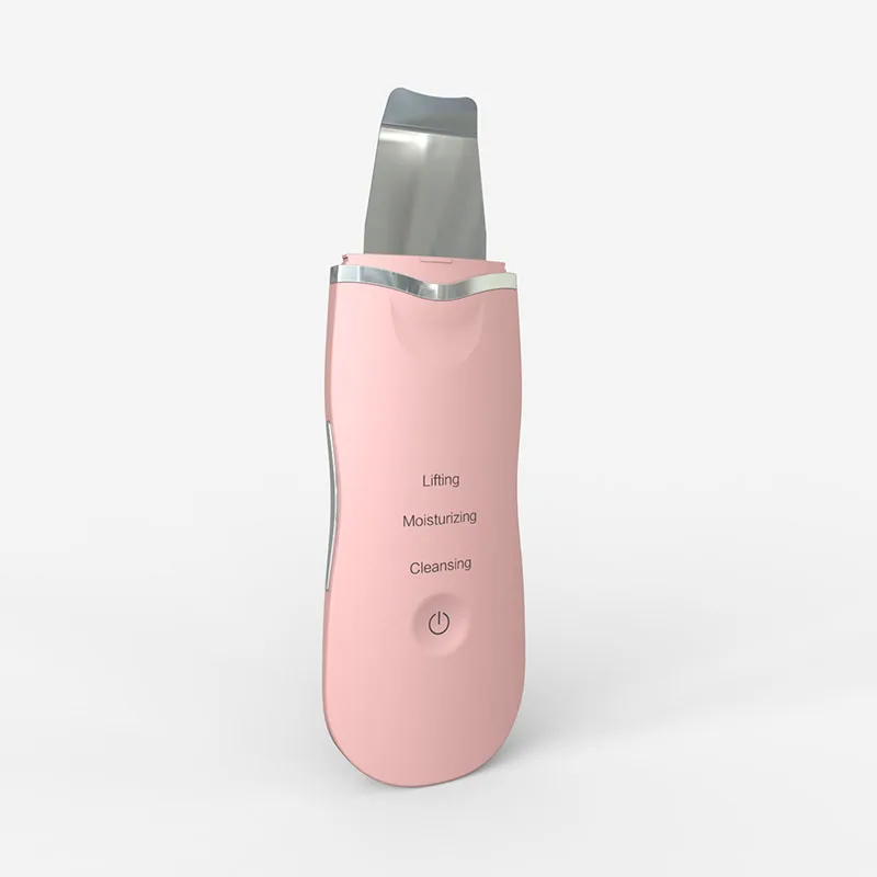 Mini Led Light Therapy Beauty Device 3 In 1 Electric Face Scrubber Vibrating Facial Cleansing Cosmetic Device