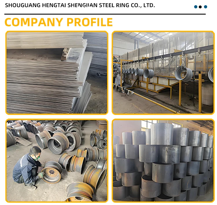 solid Wheel for forklift hub spare parts with rim for cane loader for electric forklift rim front trucks