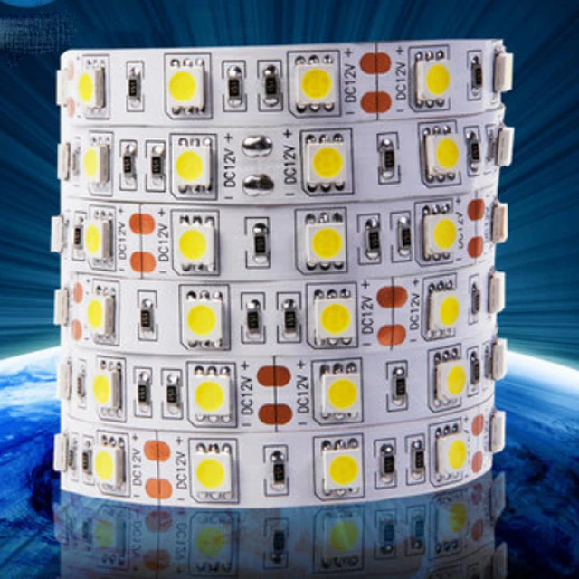 
Led strip lights 5050 SMD 12v 24v non waterproof CE ROHS flexible led strip lights 