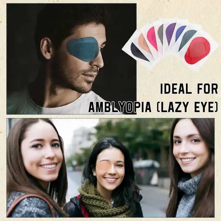 Adhesive Eye Patches, Eye Patches for Adults Eye Pad Disposable Eyepatch Latex Free Adhesive Bandages