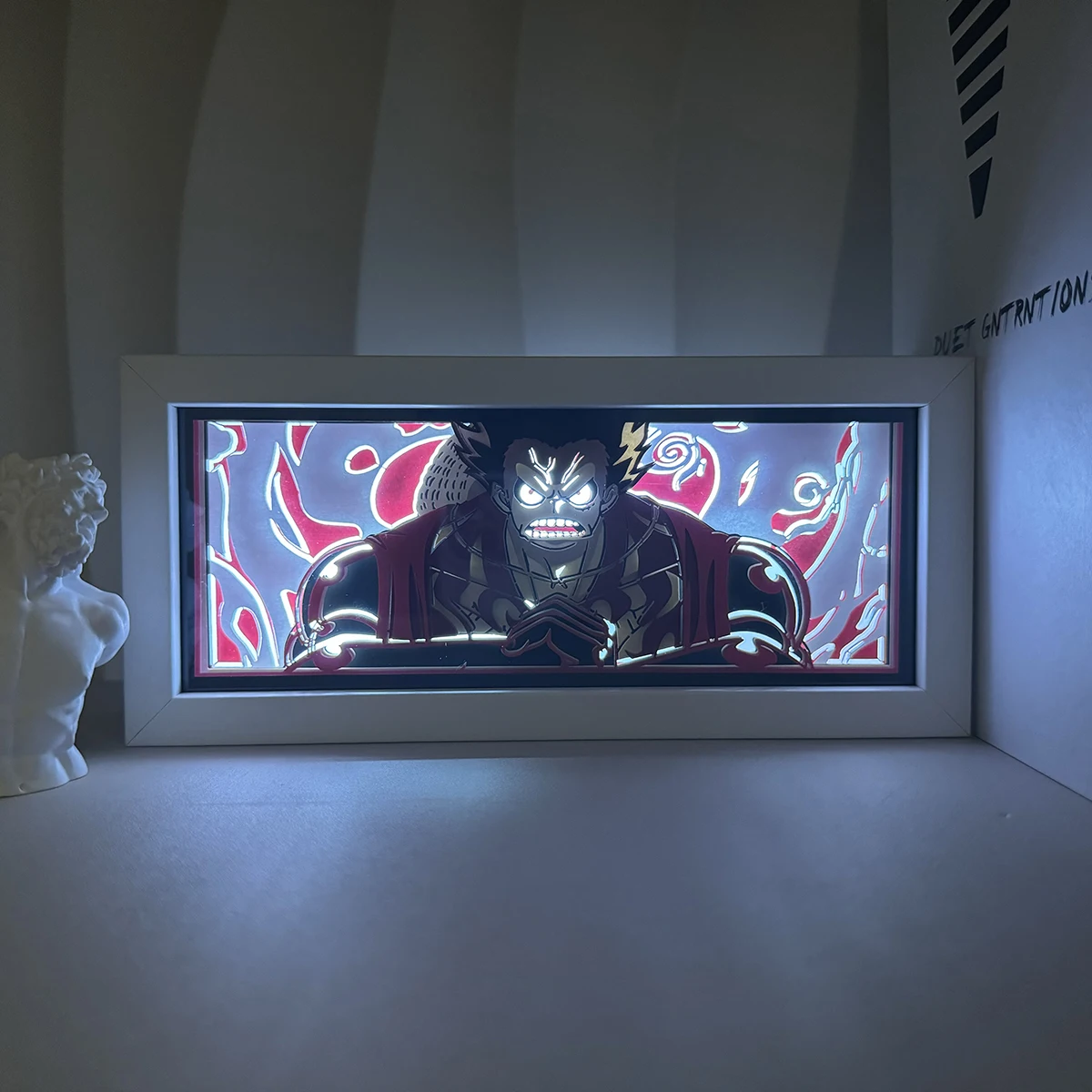 New 3D Anime Light Box Led Paper Carving Lamp 16 Colors Cartoon Manga Shadow Glowing Lightbox Table Lamp for Boys Friend Gift