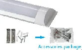  Очищенная светодиодный фонарь 18 Вт/36 Вт 2ft/4ft Led ярко-розовыми лентами и алюминия 80 SMD2835 120 градусов 30000 50000 1800 130 5000K (дневной