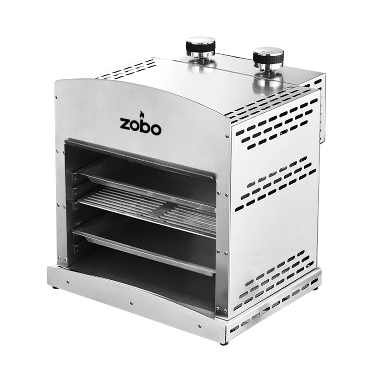 27000BTU Gas Barbecue Grill Fully controllable ceramic propane burners LPG Steak Grill steak oven