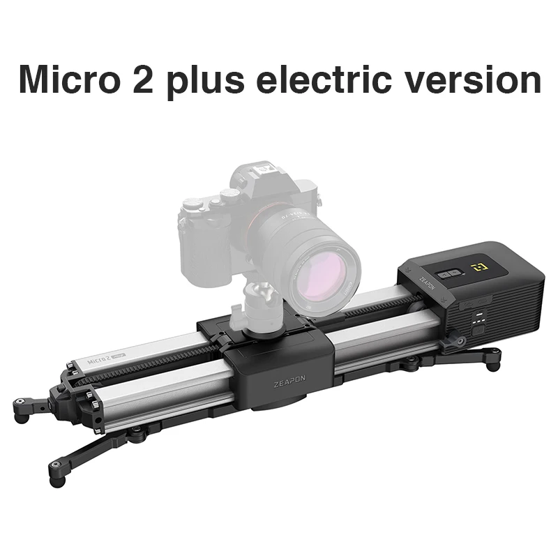 Моторизованный слайдер для камеры Zeapon Micro 2 Plus Бесшумный мотор видео с двойным расстоянием параллельная макро-дорожка