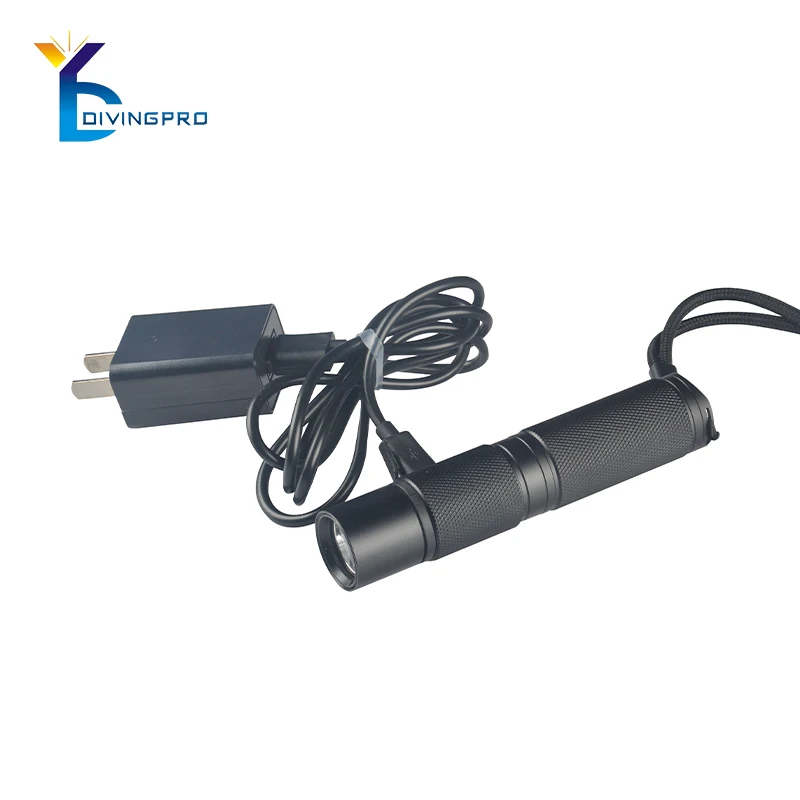 Pocket led usb Mini flashlight Rechargeable explosion-proof fire emergency torch