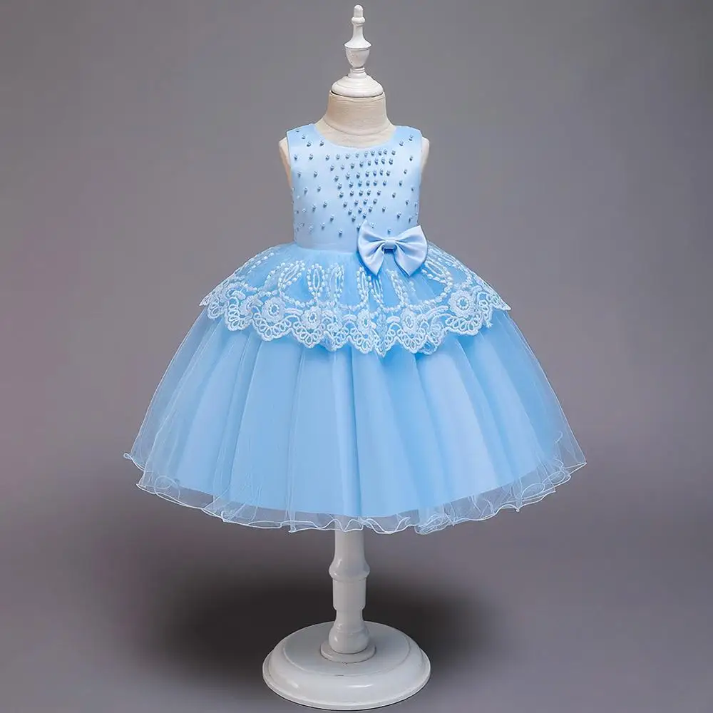 Детское платье-пачка на день рождения вечерние платья принцессы для девочек детей подружек невесты элегантное детское платье