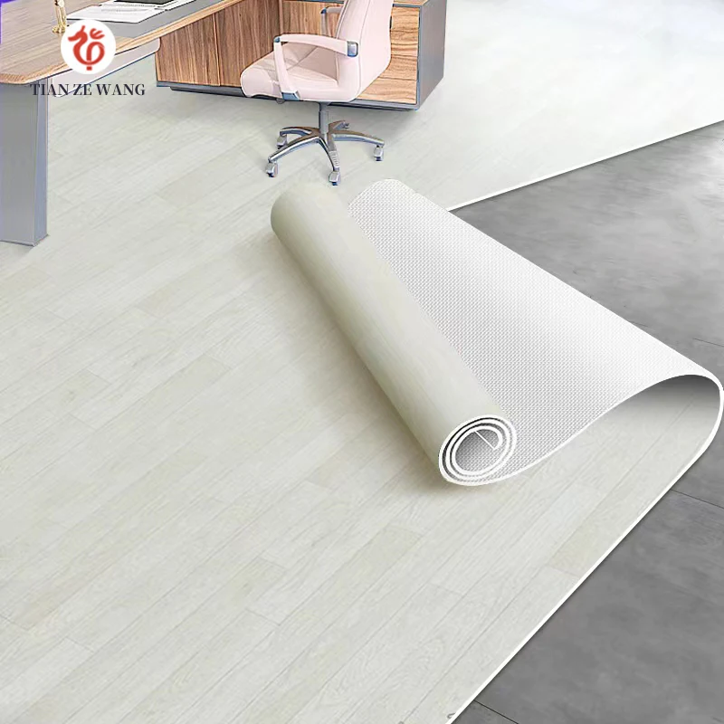 Mall 2mm School Hospital Anti-slip Commercial Elastic Wear-resistant Non-slip Carpet vinyl sheet pvc roll Plastic Flooring