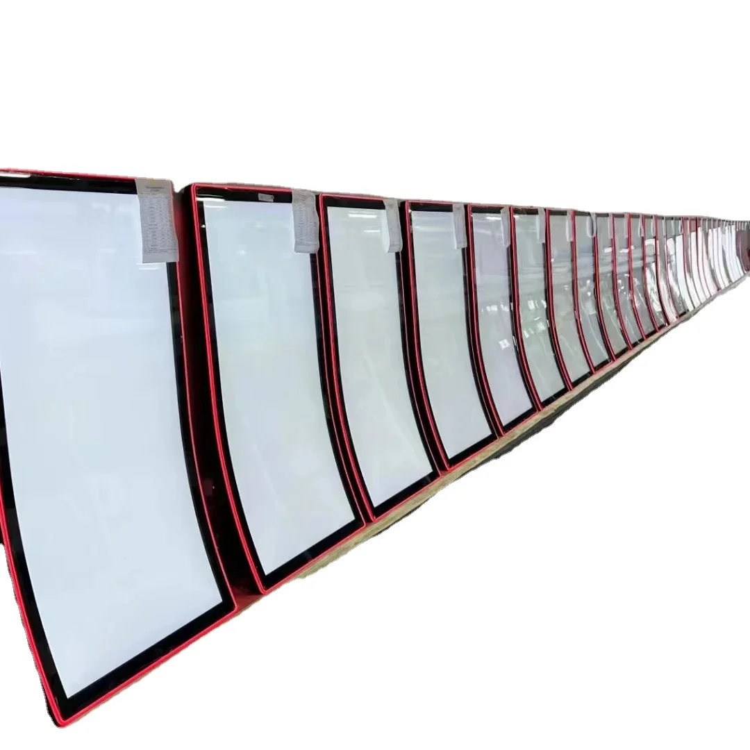 Промышленный PCAP на заказ OEM/ODM с открытой рамкой, 24-дюймовая J-образная изогнутая Проективная емкостная ЖК-монитор с сенсорным экраном 1920x1080