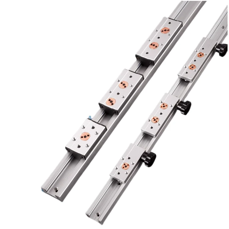 Dual-shaft Linear Guide Rail SGR20 3 4 5 wheels linear bearing SGB20-3 SGB20-4 SGB20-5UU