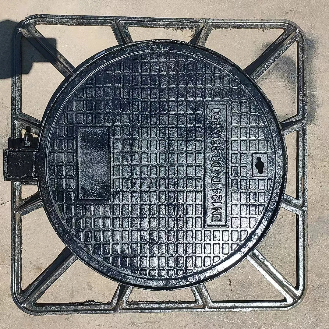 Ductile Cast Iron Manhole Cover and Drain Grating Grid Square and round Die Casting Well Cover