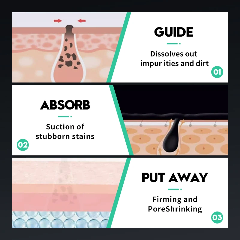 OEM SADOER bamboo charcoal deep cleansing moisturize smooth remove blackheads T-zone care nasal strips