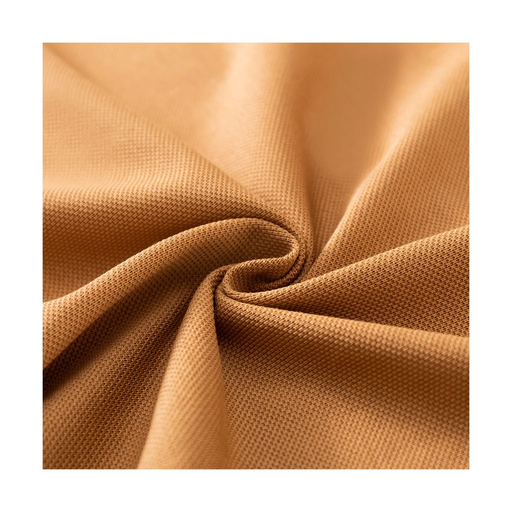 Activewear comfortable soft Fabric 40s/2 Mercerizing Mesh 100% Cotton Fabric For Men shirt