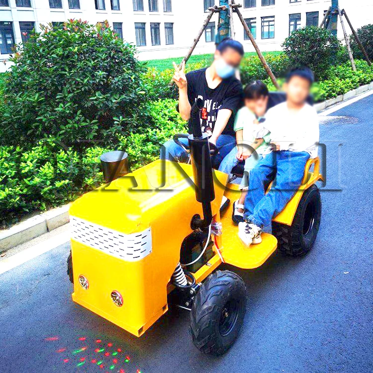 Amusement Park Rides Tram Equipment Outdoor Square Car Electric Tractor Battery Operated Bumper Game Car
