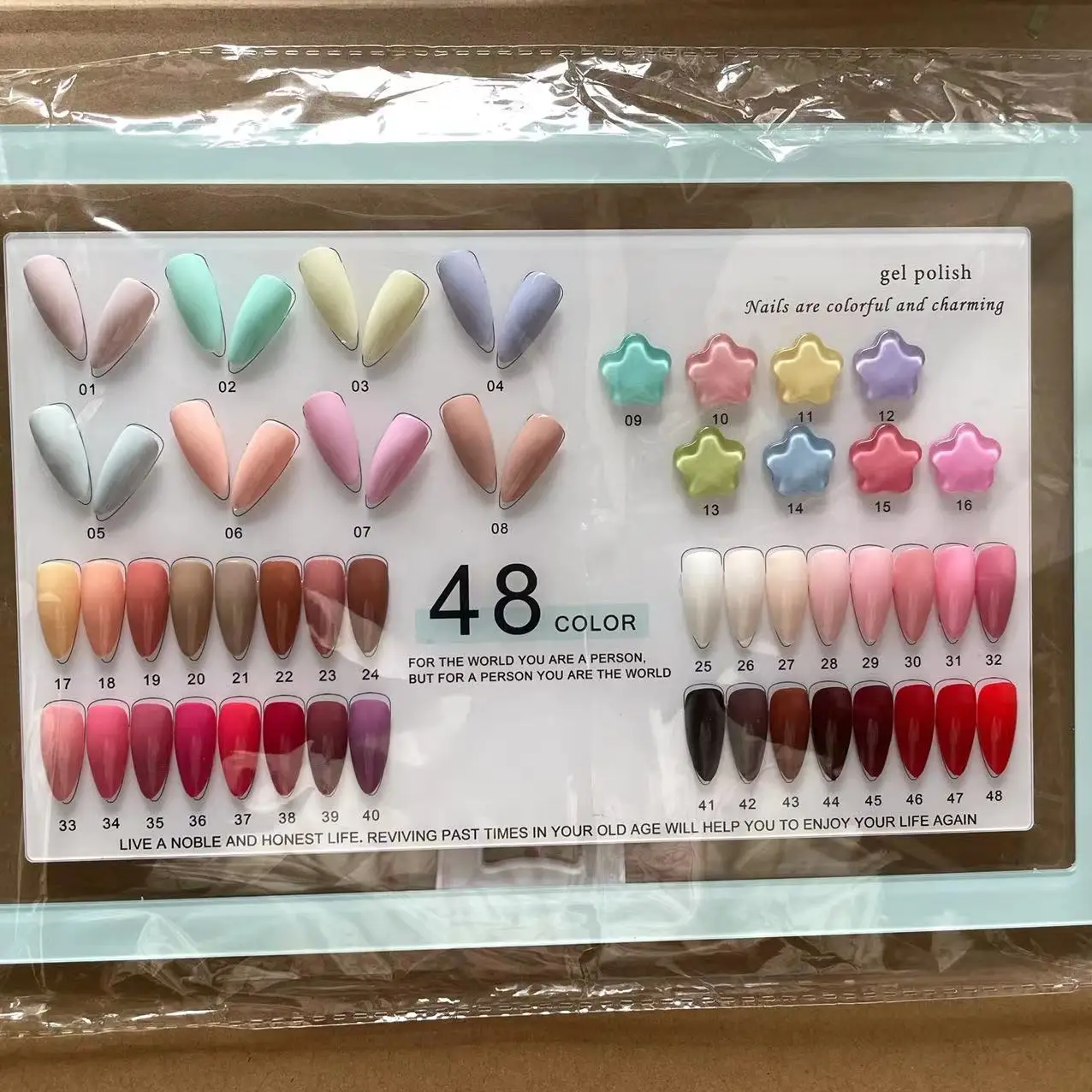 2024 hot sell OEM JR brand Nail polish gel UV 48 colors 15ml colorful bottle good quality custom-made nail gel set