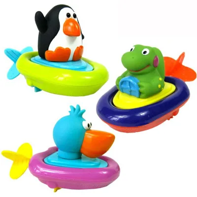 
Plastic duck penguin crocodile Animal Swimming Water with strings Floating Bath Toy 
