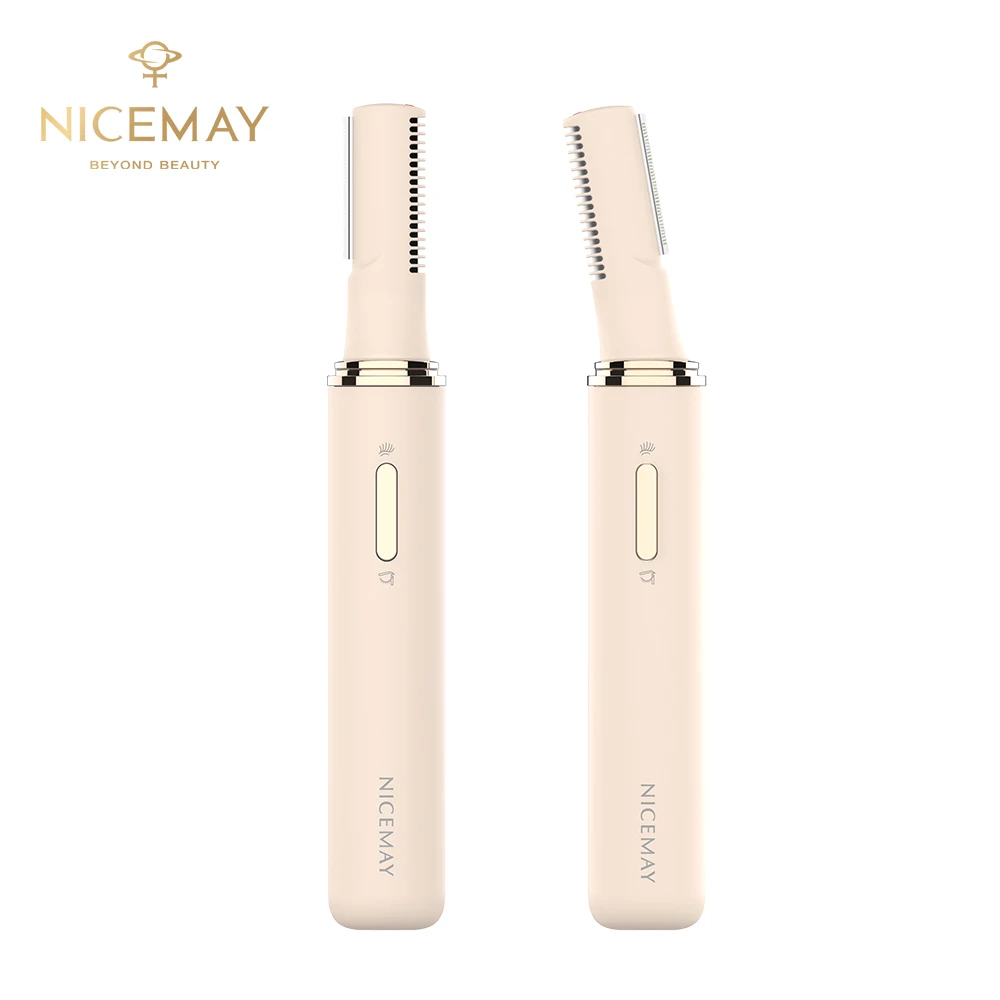 Womens Facial Hair Removal Painless Hair Shaver Rechargeable Lady Face Electric Razor for Lip