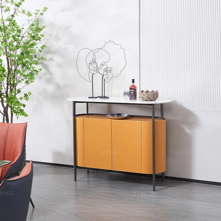 Итальянский дизайн, седло, Кожаный шкаф, буфетный сервант по оптовой цене, шкафы для гостиной