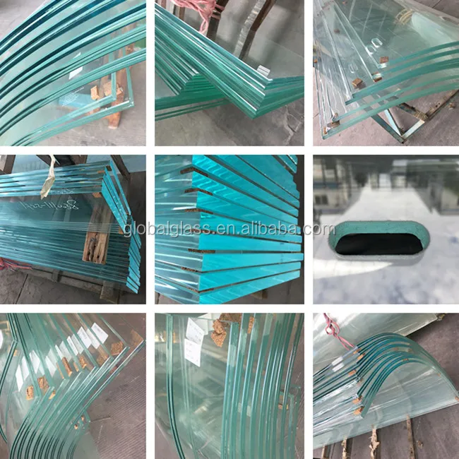 Ce Sgcc Certificate Laminated Safety Glass Price M2 6+6 8+8 10+10mm Thickness 0.76Pvb Sgp Clear Tempered Laminated Glass