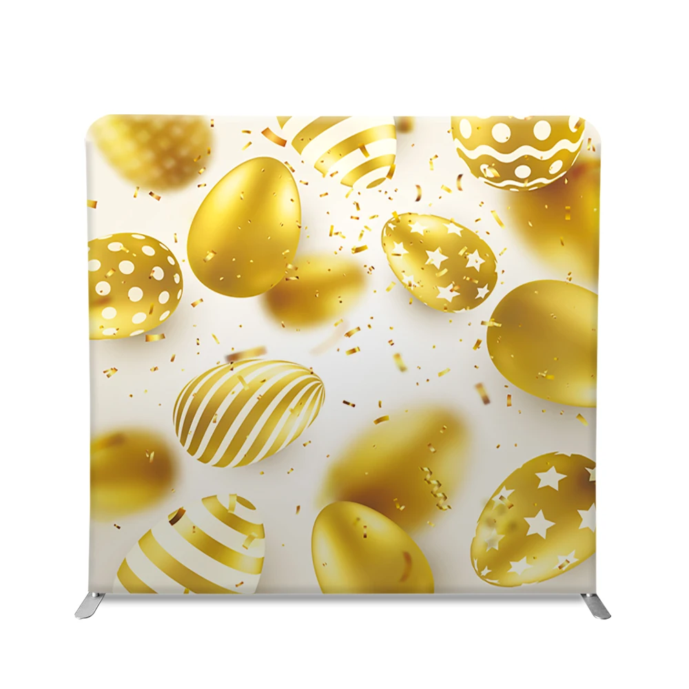 8x8ft custom straight double side pillow case cover full color printing photo booth photography backdrop stand