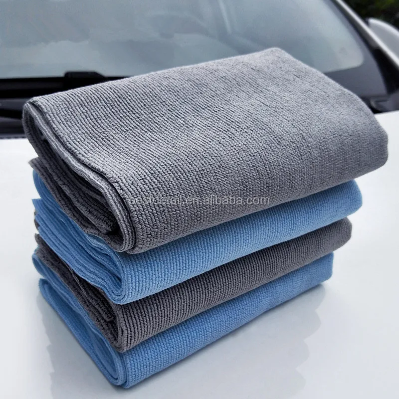 Lint Free 16x16 420 Edgeless Pearl Microfiber Towel for Ceramic Coating Auto Detailing Car Wash Buffing Polishing Glass Window