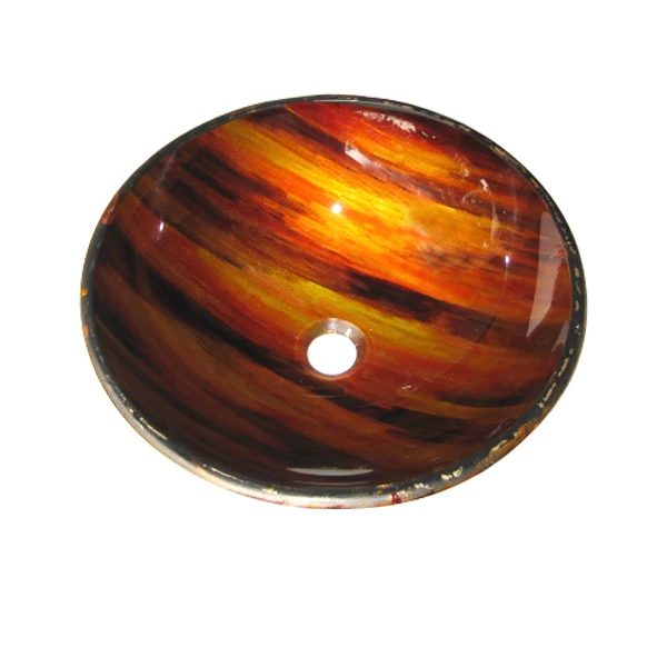 Vessel Vanity Beautiful Sink for Up-counter Vessel Corner Glass Sinks