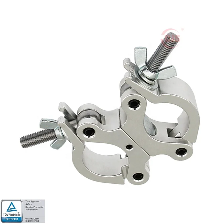 Double ring load 200kg can be rotated 360 freely stage truss Coupler