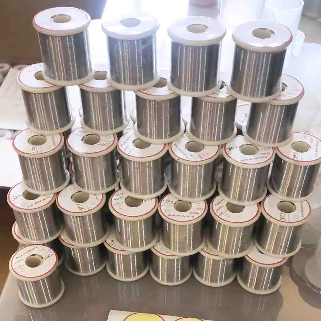 Hot Sale 99.9% High Purity 0.025mm Nickel Wire Price Sample