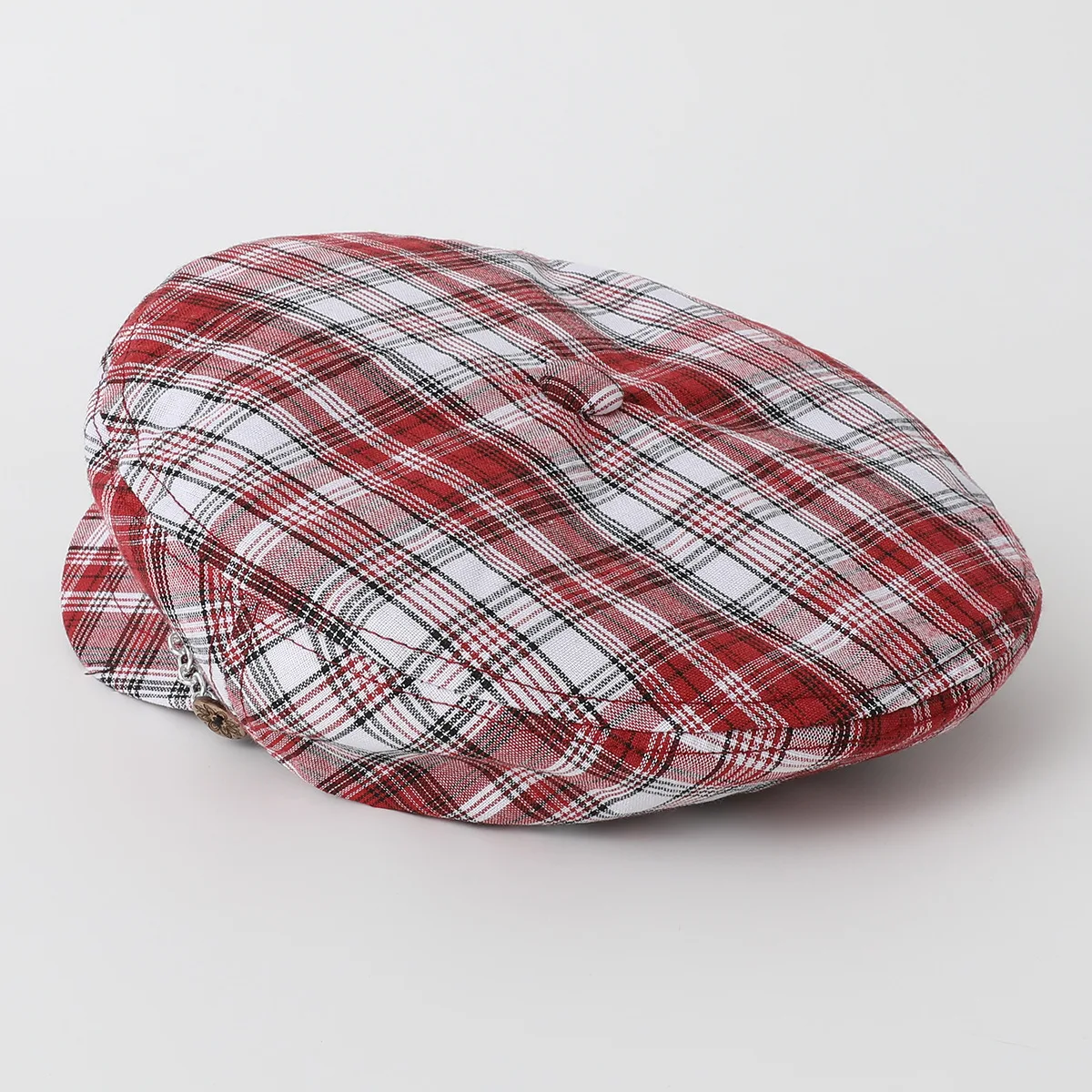 New Blue And White Beret Pin Stripes For Men And Women Hat Fashionable And Casual All-Match Beret