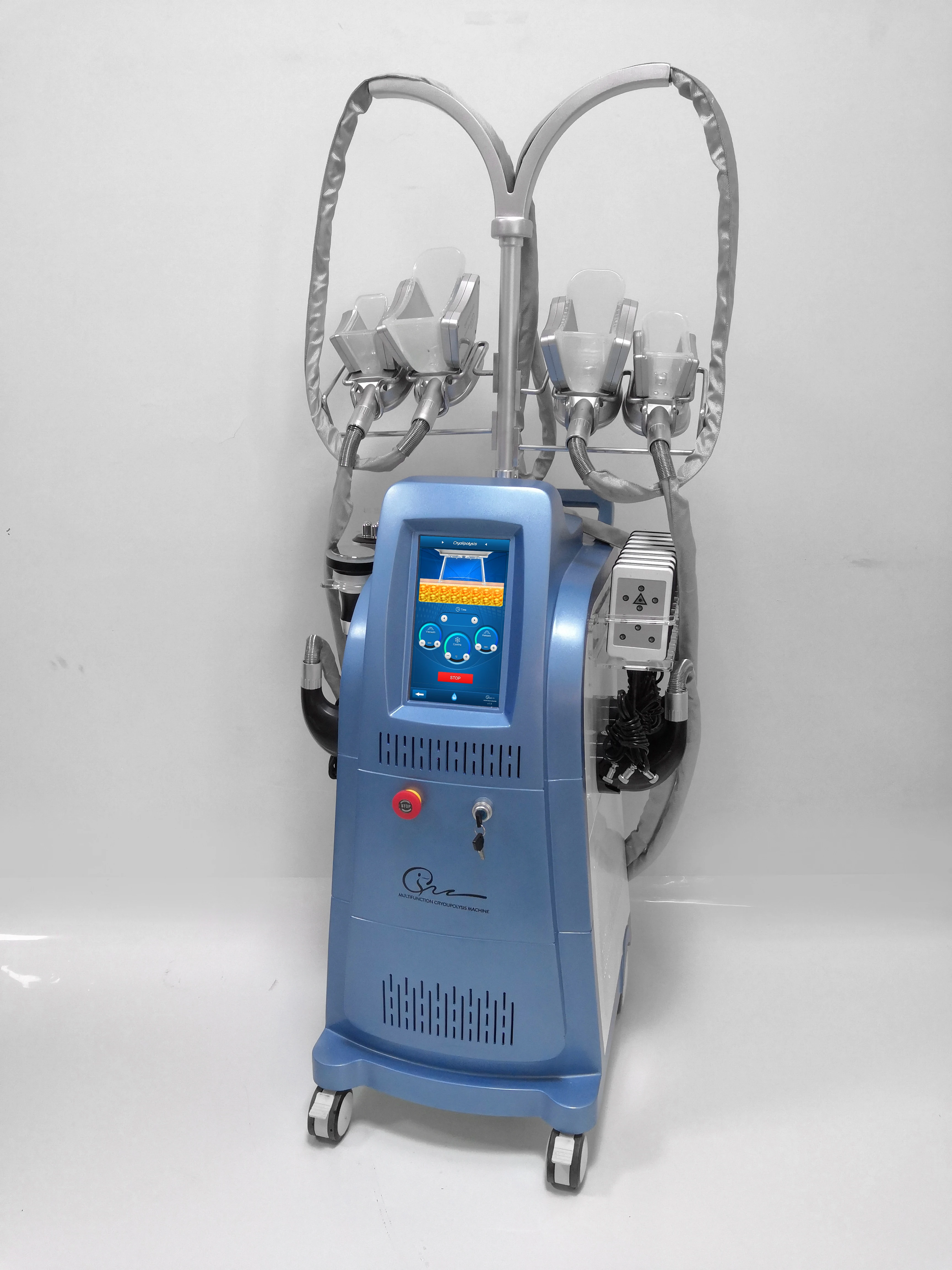 New product 2021 4 in 1 Cryolipolisis +40K Cavitation+RF +8 Lipo Laser body slimming device