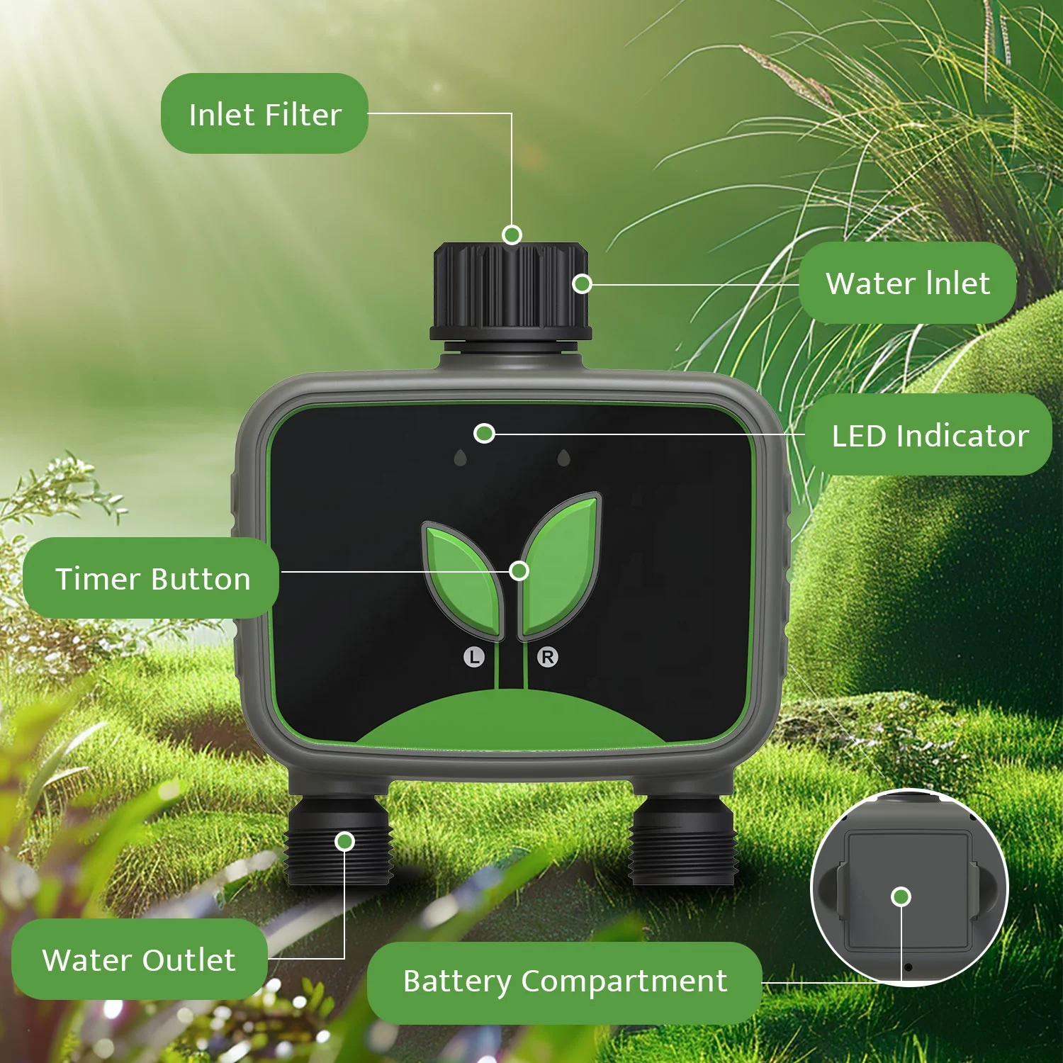 Best Seller Tuya Smart Water Timer Mechanical Water Timer Agricultural Flower Programmable Water Timer