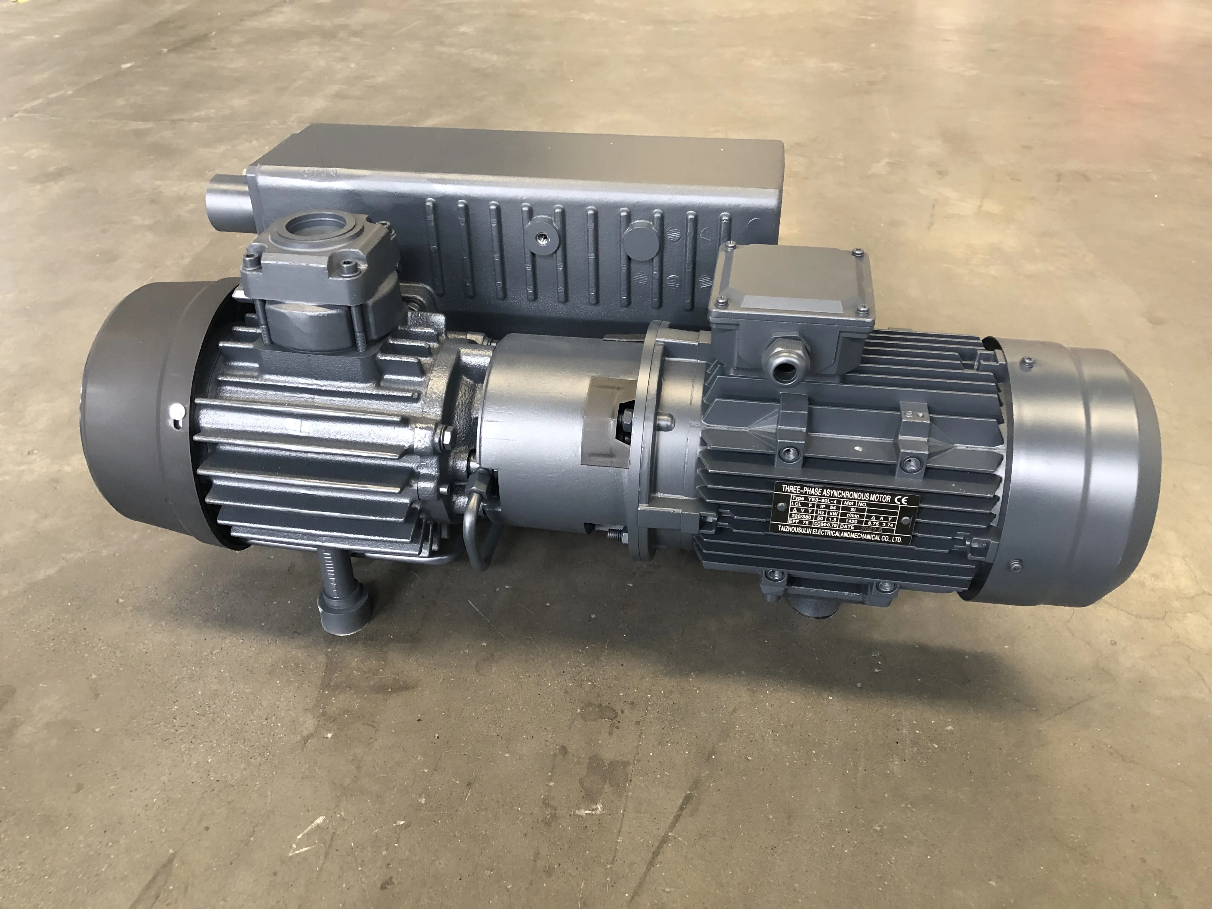 40m³/h 50hz 1.5kw Famous Brand JQT industrial grade oil pump 60hz 1425-1710 rpm oil rotary vane pump for membrane vacuum press