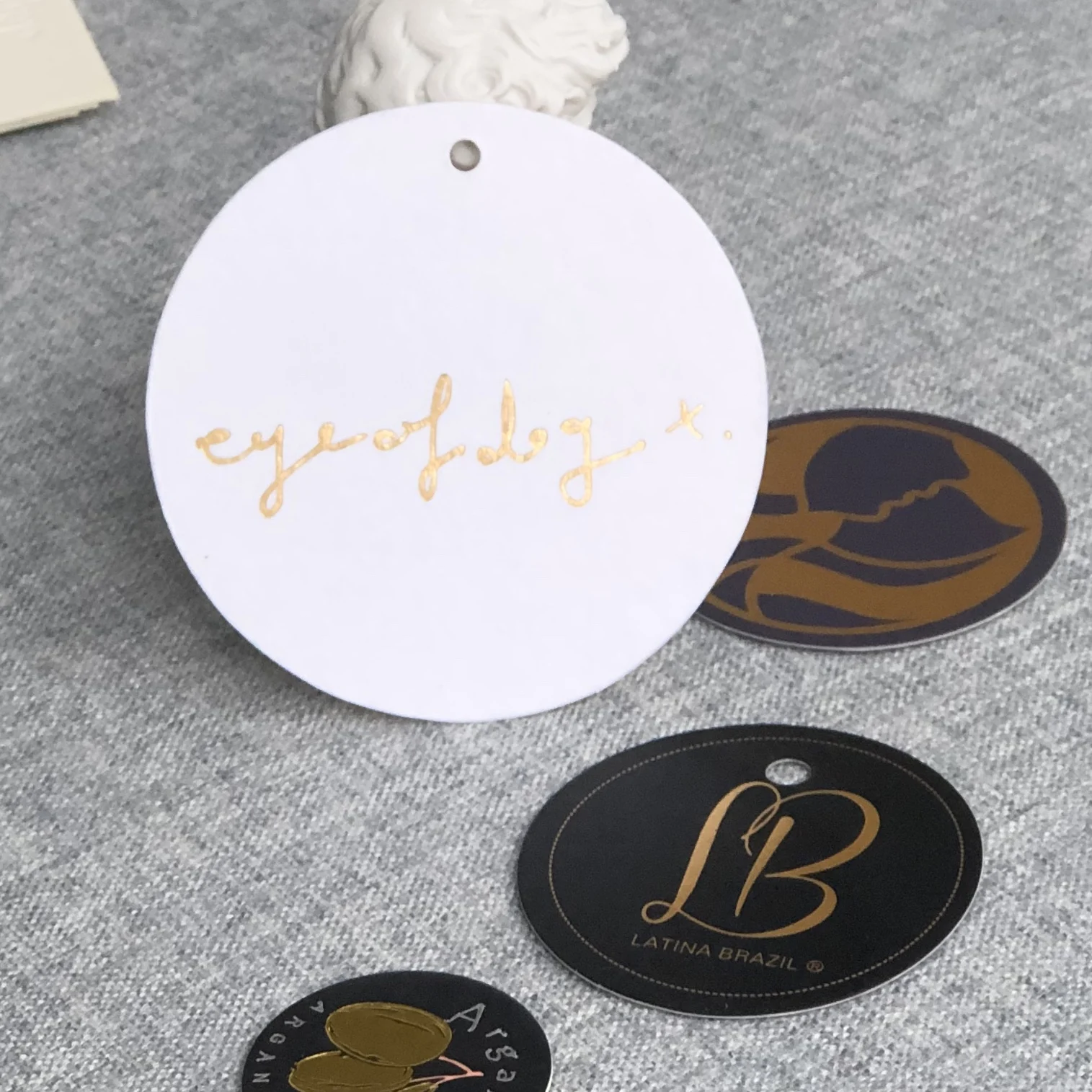 Luxury gold filled engraved jewelry tags custom rfid jewelry price tag stainless steel jewelry necklace tag