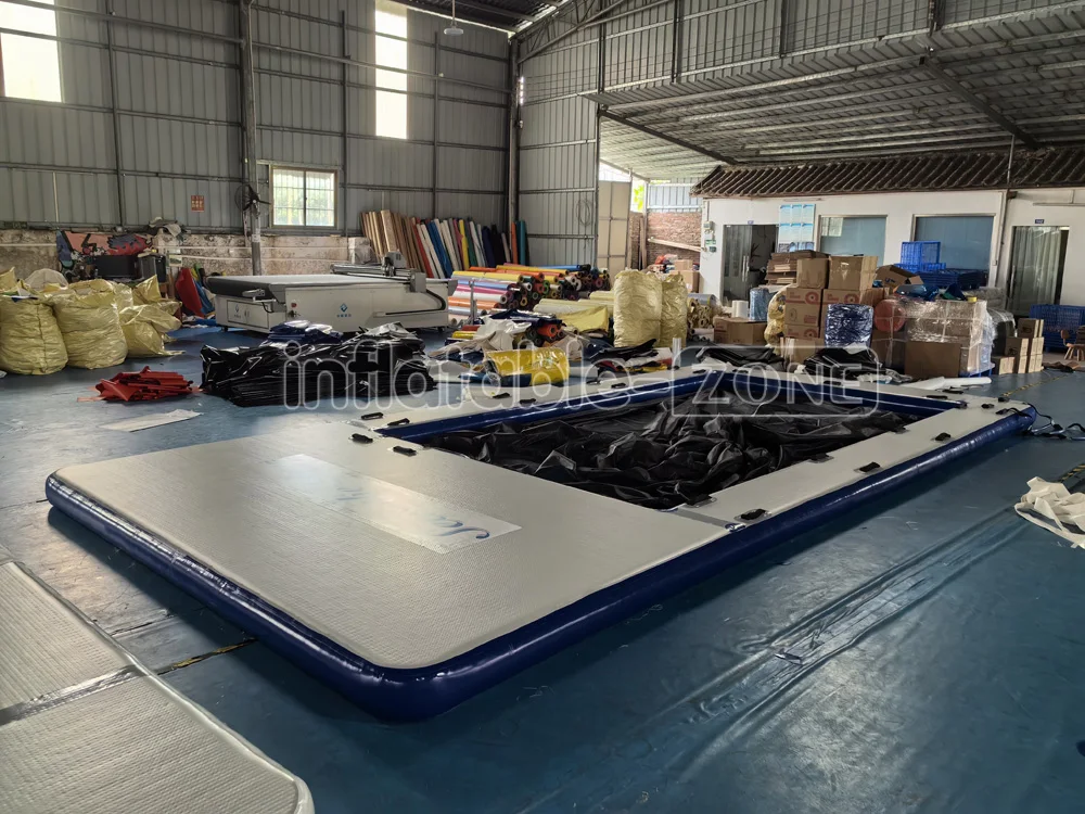 Summer Jellyfish Protect Sea Floating Swimming Pool inflatable Water Sea Ocean Pool With Net