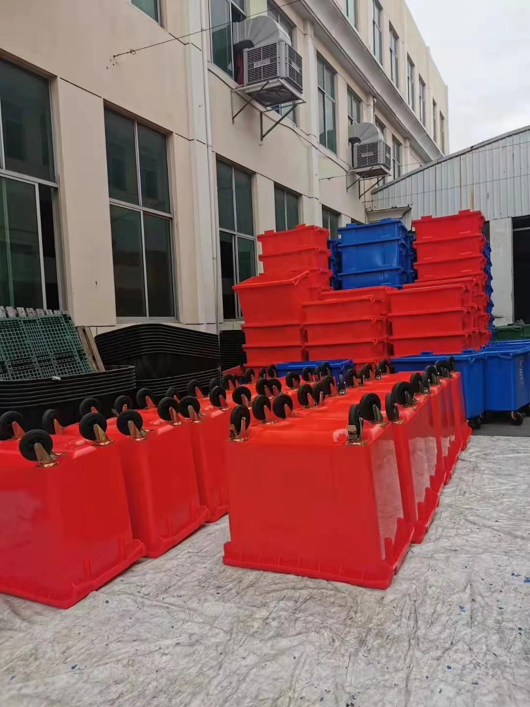 1100L Plastic Trashbin Hot Sale Recycling Outdoor Waste Garbage Bin Cans