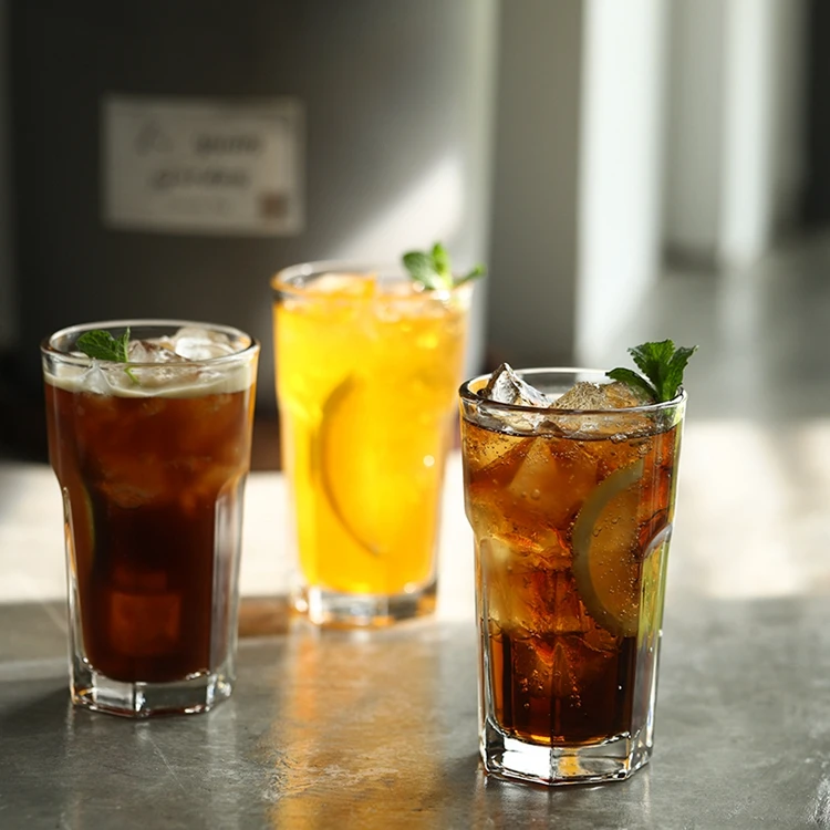 highball drinking glass octagonal tumbler glasses clear gibraltar drinking glass cup