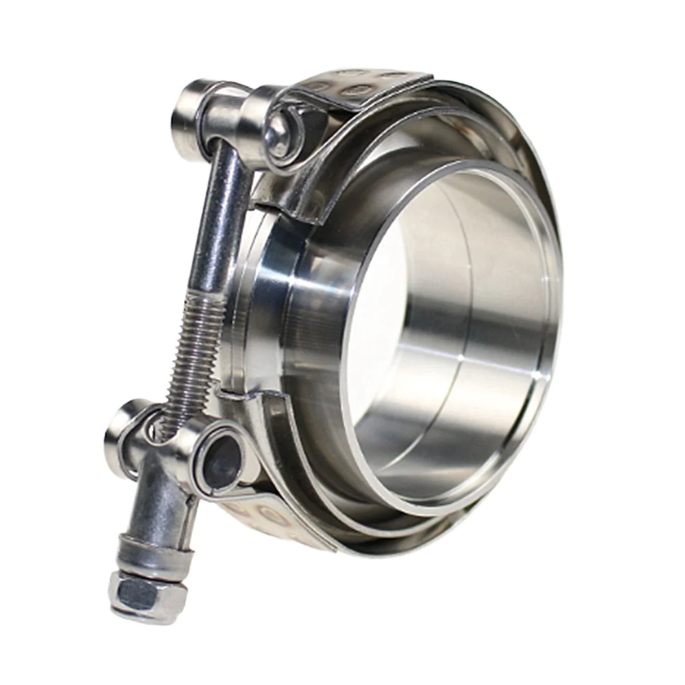 China Supplier Quick Release Stainless Steel T Bolt V Band HD Clamp Intake V-band Clamp for Intercooler Pipes