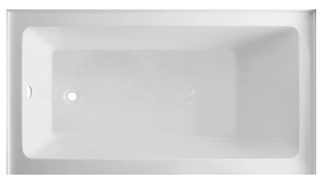 Modern Luxury Large Acrylic Bathroom Deep Soaking Corner Tubs Bath Single Skirt Freestanding Bathtub