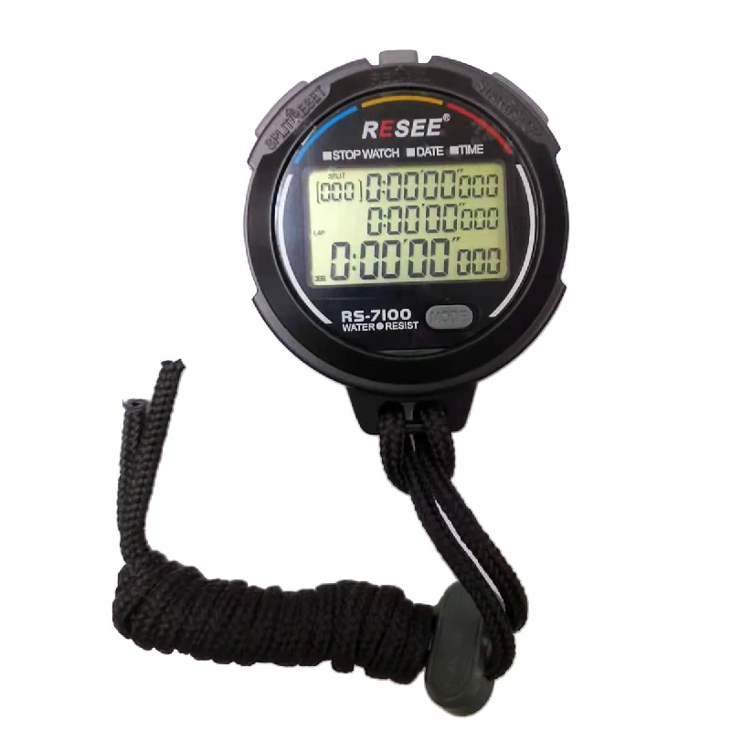 Resee laboratory LCD Display timers sports stop watch digital stopwatch sports electric countdown timer stopwatchs manufacturers