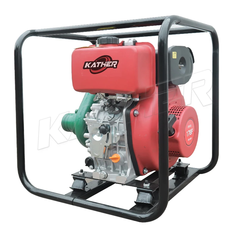 Farm Agriculture 2inch 3inch 4inch 6inch Irrigation Diesel Engine Water Pump Cast 9hp 12hp Iron High Pressure Pump Factory Price