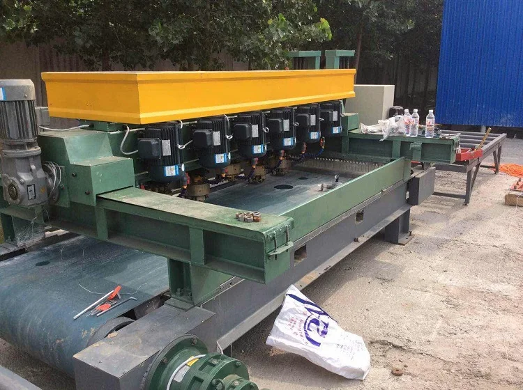 Automatic 6 head stone bush hammer hammering tool machine