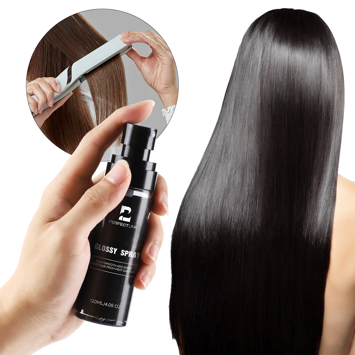 Best Seller Perfectlink Argan Oil Treatment Hair Glossy Shine Spray for All Hair Type