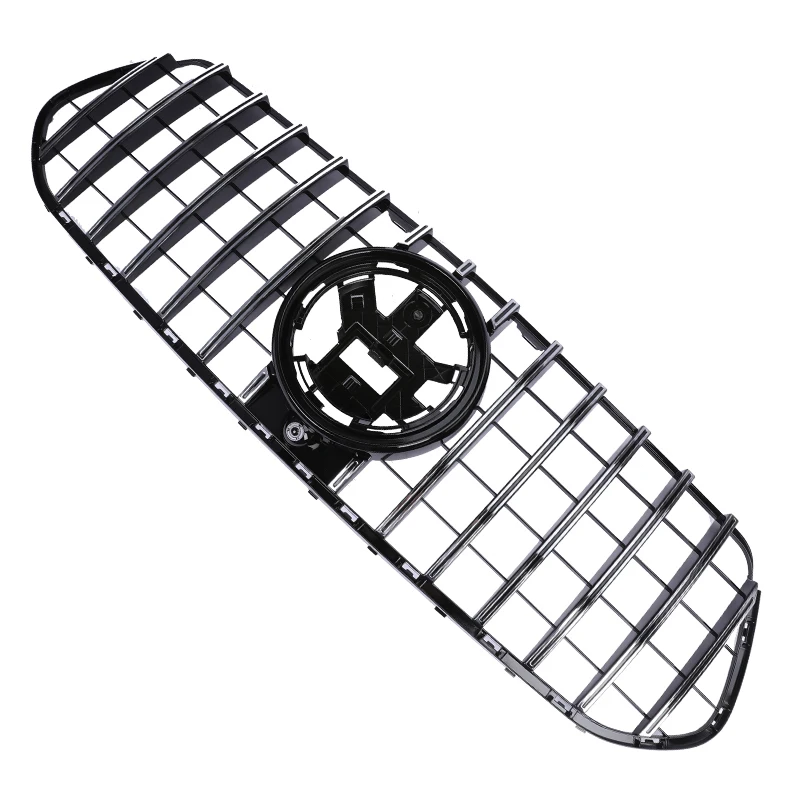 Front Bumper Panamericana GT Grille Sport Style For Mercedes Benz GLE Class W167 300d 350 450 2020 2021 2022 Black Silver