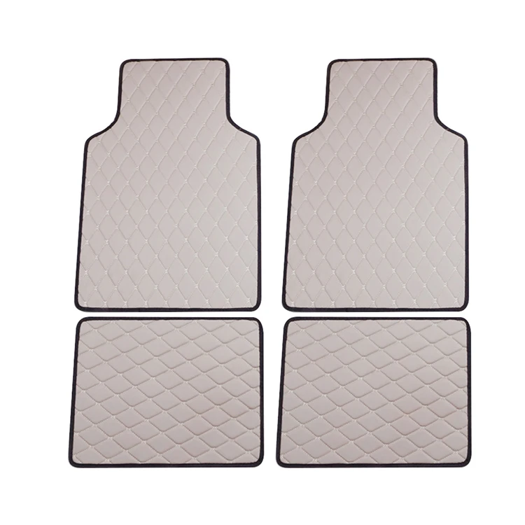 3d Car Mat 100 Fitment Interior Accessories Luxury Leather Custom 4 Pieces Mat Cover Car Floor Mats
