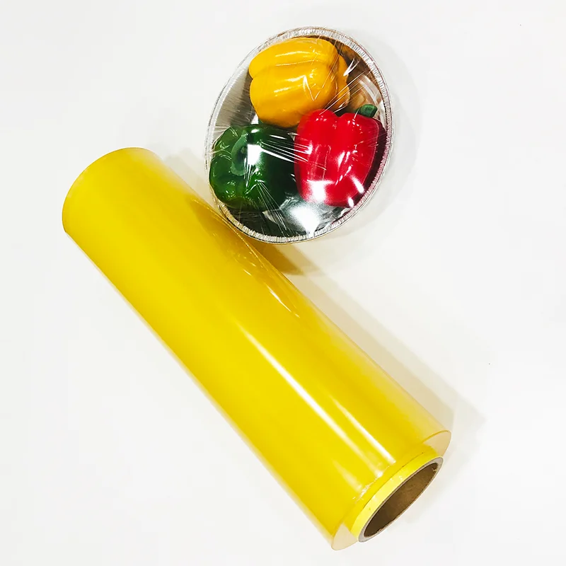Transparent Food Grade Plastic Wrap Pvc Cling Film